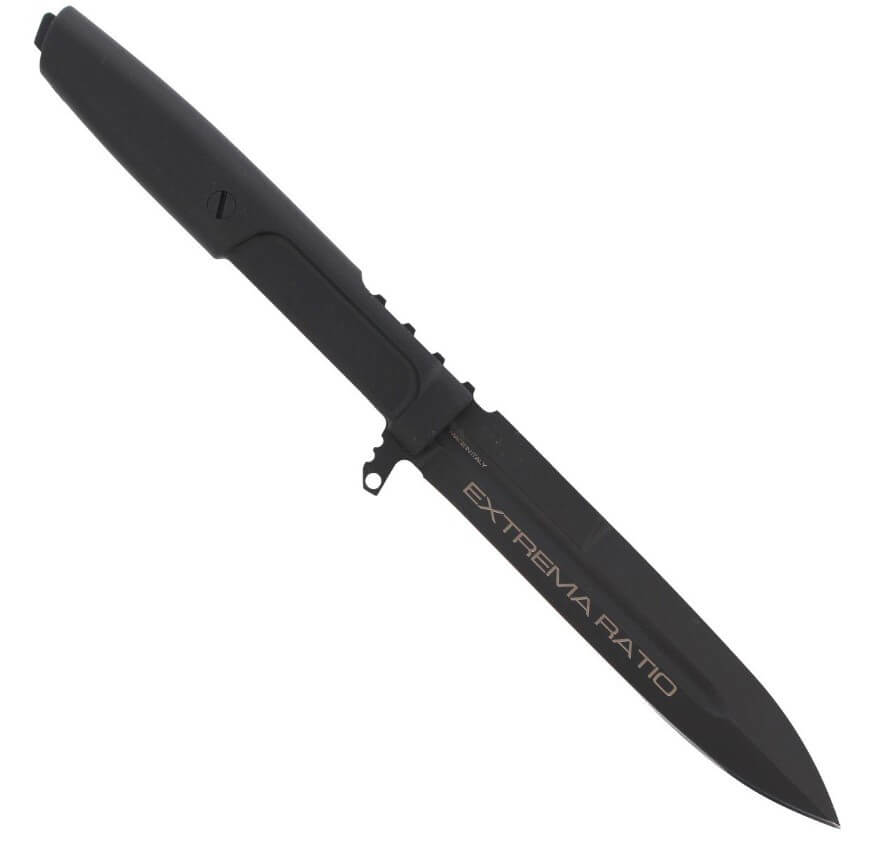 Cuchillo combate Requiem Black de Extrema Ratio con hoja de 11,8 cm de acero Böhler