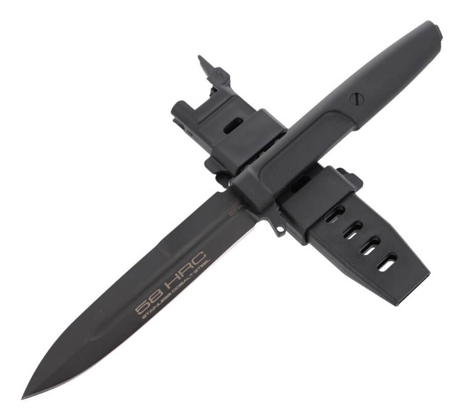 Cuchillo combate Requiem Black de Extrema Ratio con hoja de 11,8 cm de acero Böhler