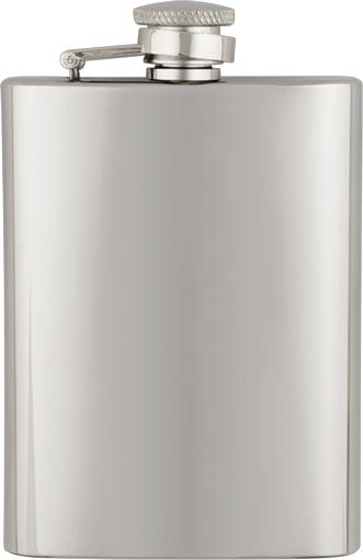 Petaca de acero inoxidable con capacidad de 8 onzas líquidas y pe...