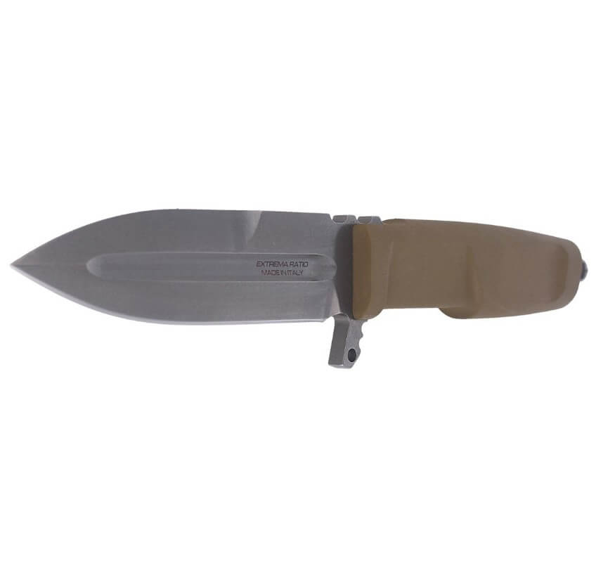 Kampfmesser Contact C HCS von Extrema Ratio mit 128mm Klinge aus Böhler Stahl. Naylon Scheide