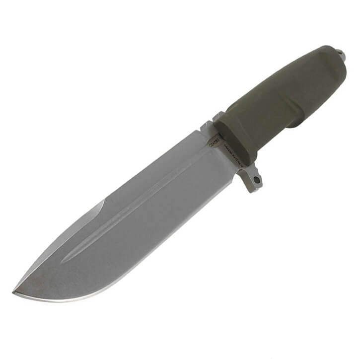Cuchillo militar DMP Ranger Green de Extrema Ratio con hoja de 15.2 cm de acero Böhler. Funda Naylon.