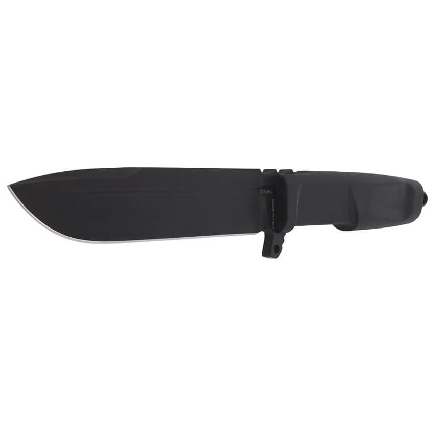Cuchillo militar DMP Black de Extrema Ratio con hoja de 15.2 cm de acero Böhler. Funda Naylon.