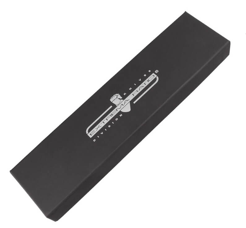 Cuchillo táctico S-THIL Stone Washed de Extrema Ratio. Hoja de acero Böhler de 11,9 cm. Funda nylon.