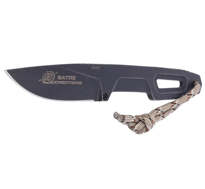 Cuchillo Bushcraft Satre Expeditions de Extrema Ratio. Hoja de acero Böhler de 7 cm. Con funda Kydex.