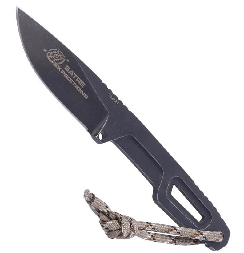 Cuchillo Bushcraft Satre Expeditions de Extrema Ratio. Hoja de acero Böhler de 7 cm. Con funda Kydex.