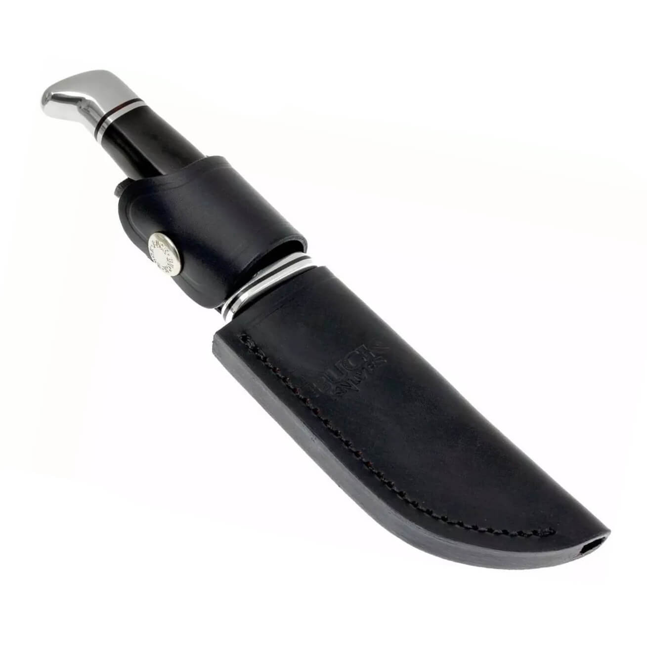 Cuchillo skinner con hoja fija de 10,2 cm Buck 103 Skinner con mango de phenol negro 0103BKS