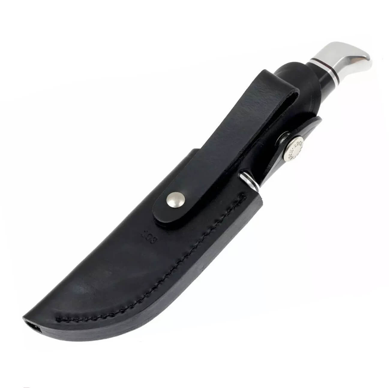 Cuchillo skinner con hoja fija de 10,2 cm Buck 103 Skinner con mango de phenol negro 0103BKS