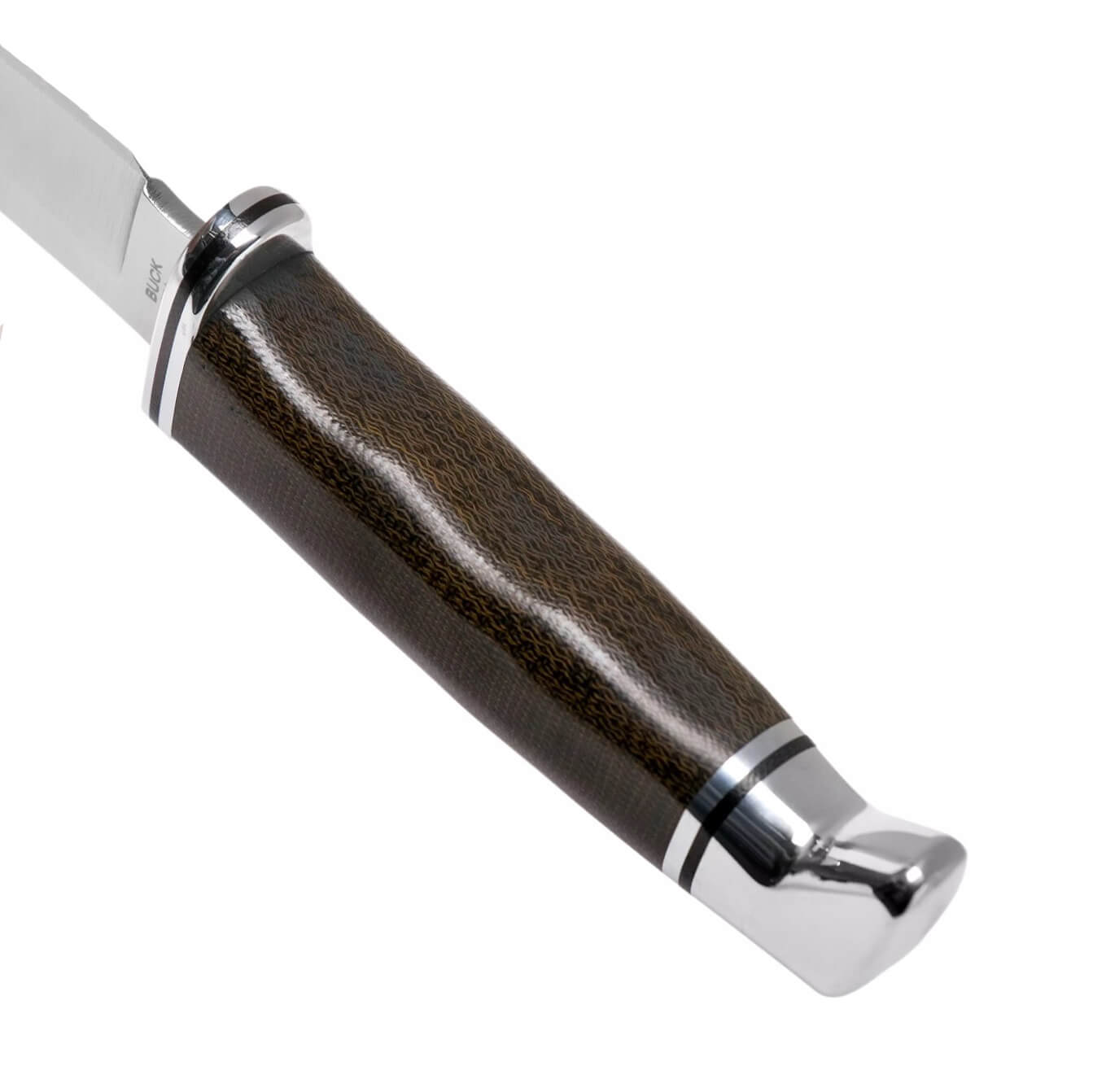 Cuchillo skinner con hoja fija de 10,2 cm Buck 103 Pro Skinner con mango de micarta 0103GRS1