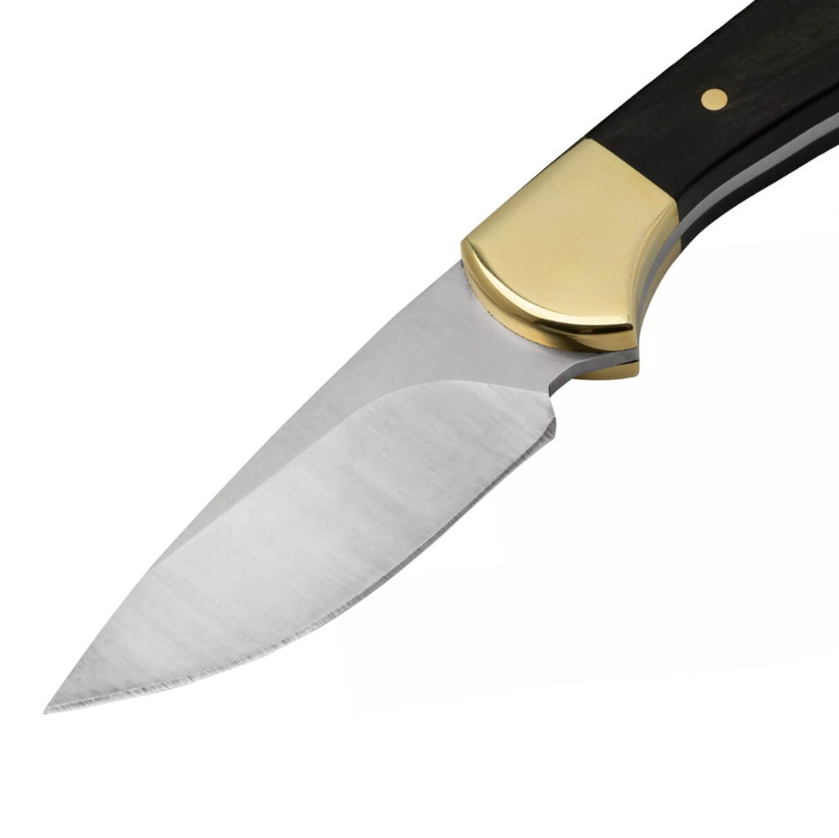Faca de caça Buck Ranger Skinner 7,8 cm com cabo de madeira de ébano 0113BRS