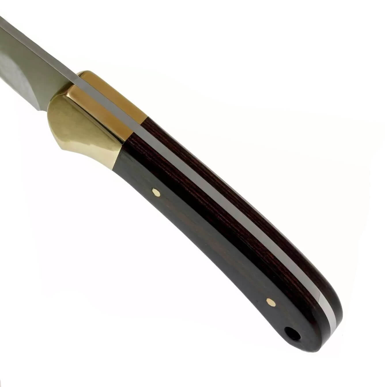 Faca de caça Buck Ranger Skinner 7,8 cm com cabo de madeira de ébano 0113BRS