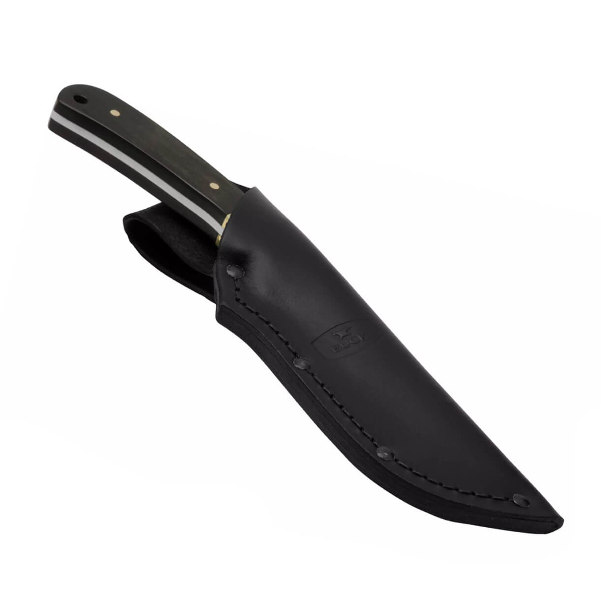 Faca de caça Buck Ranger Skinner 7,8 cm com cabo de madeira de ébano 0113BRS