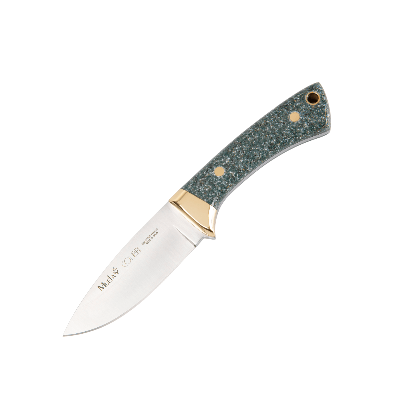 Cuchillo Muela Colibri con mango de granito composite con funda d...