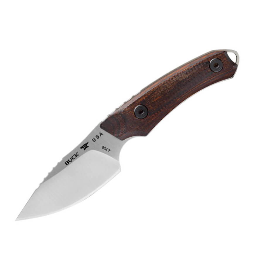 Cuchillo de caza Buck Alpha Scout pro con mango de nogal Dymalux ...