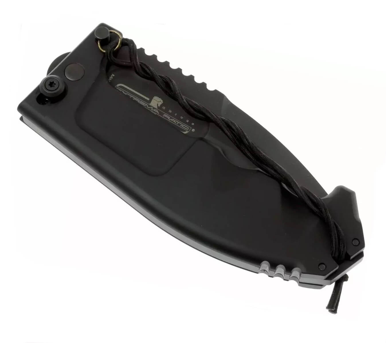 Navaja táctica y de supervivencia RAO II. Hoja de 119 mm en acero Böhler. Cuenta con funda y afilador.