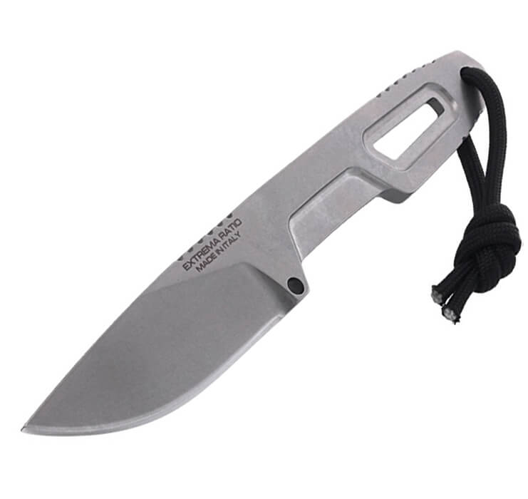 Cuchillo de bushcraft de Extrema Ratio SATRE STONE WASHED. Acero böhler y hoja de 7 cm.