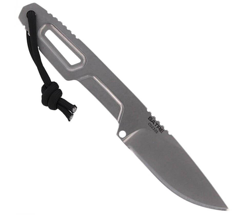 Cuchillo de bushcraft de Extrema Ratio SATRE STONE WASHED. Acero böhler y hoja de 7 cm.