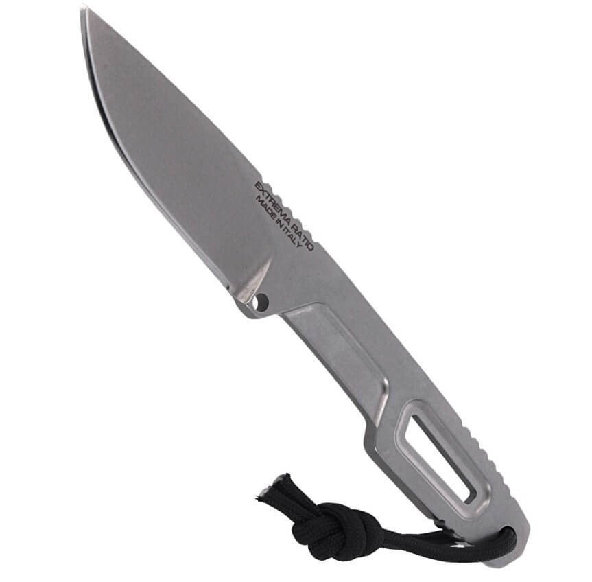 Cuchillo de bushcraft de Extrema Ratio SATRE STONE WASHED. Acero böhler y hoja de 7 cm.