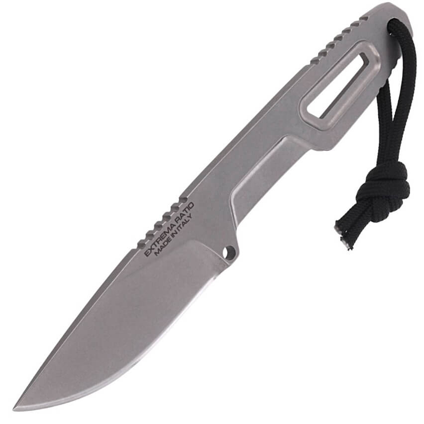 Cuchillo de bushcraft de Extrema Ratio SATRE STONE WASHED. Acero böhler y hoja de 7 cm.