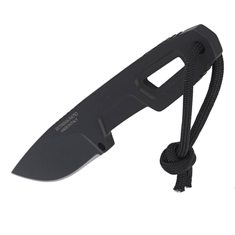 Extrema Ratio SATRE BLACK bushcraft Messer. Böhler Stahl und 7 cm Klinge.