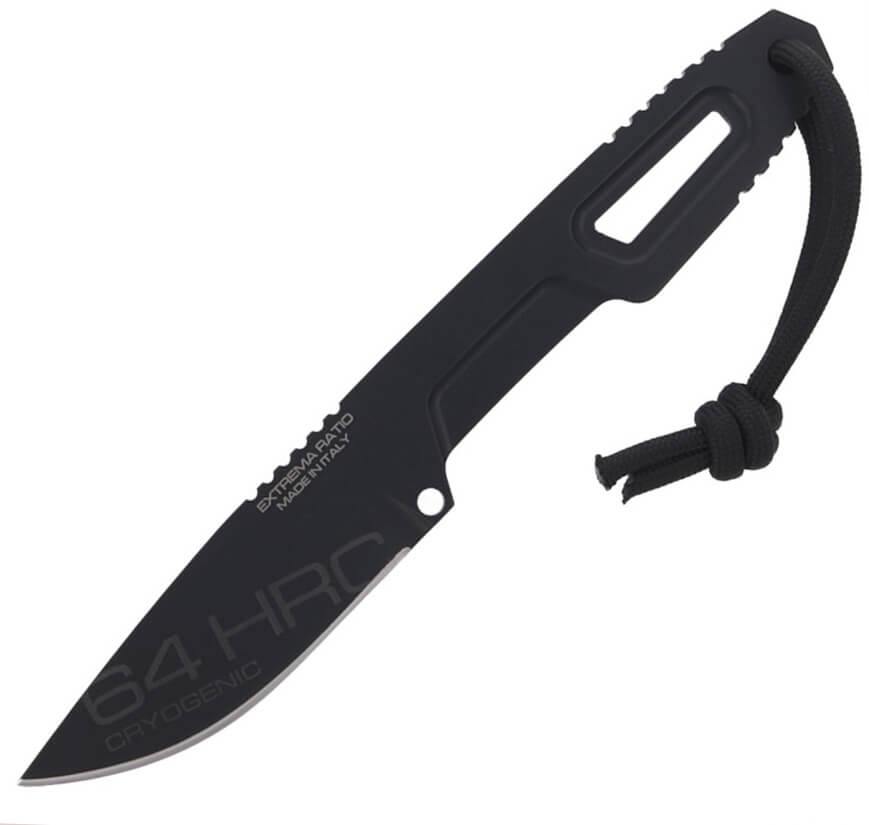 Cuchillo de bushcraft de Extrema Ratio SATRE S600 BLACK. Acero bö...