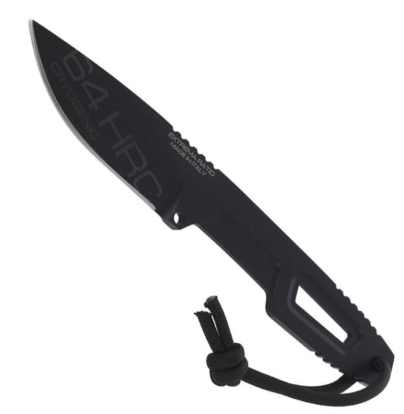 Extrema Ratio SATRE S600 BLACK bushcraft Messer. Böhler Stahl und 7 cm Klinge.