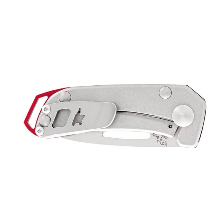 Navaja de bolsillo EDC Buck Budgie con mango de G10 negro 0417BKS