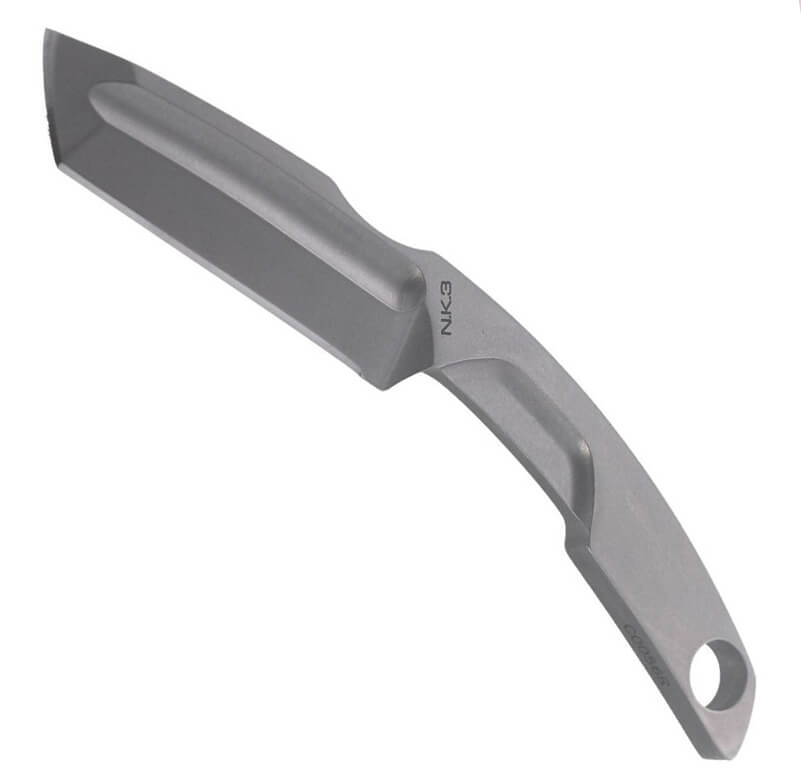 Cuchillo de cuello N.K.3 STONE WASHED de Extrema Ratio. Hoja de 7 cm y funda de kydex.