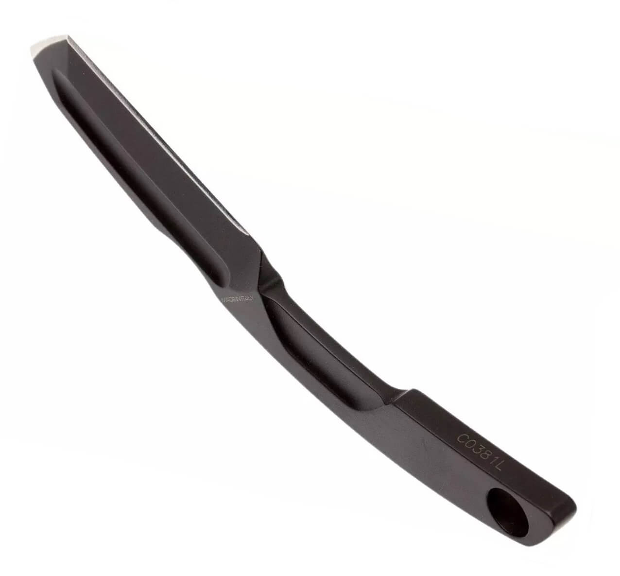 Cuchillo de cuello N.K.3 BLACK de Extrema Ratio. Hoja de 7 cm y funda de kydex.