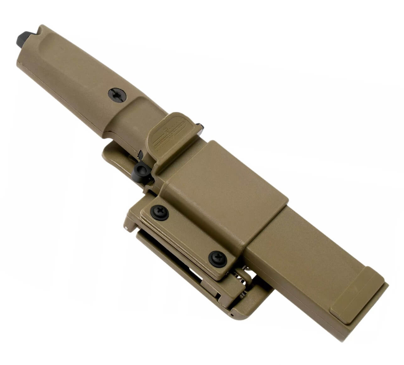 Cuchillo de combate de Extrema Ratio COL MOSCHIN C DESERT WARFARE. Con puño de forprene y hoja de 16 cm.