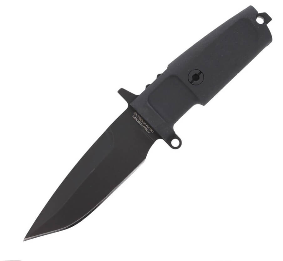 Cuchillo de combate de Extrema Ratio COL MOSCHIN C BLACK. Con puñ...