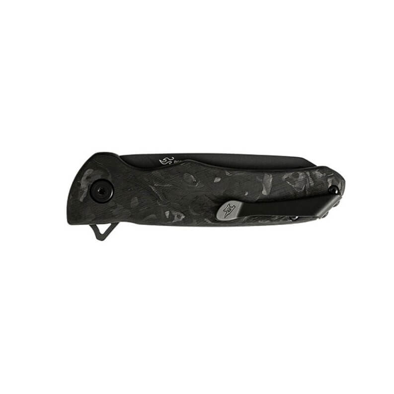 EDC Buck sprint OPS Pro couteau en fibre de carbone marbrée avec lame de 7,9 cm 0843CFS