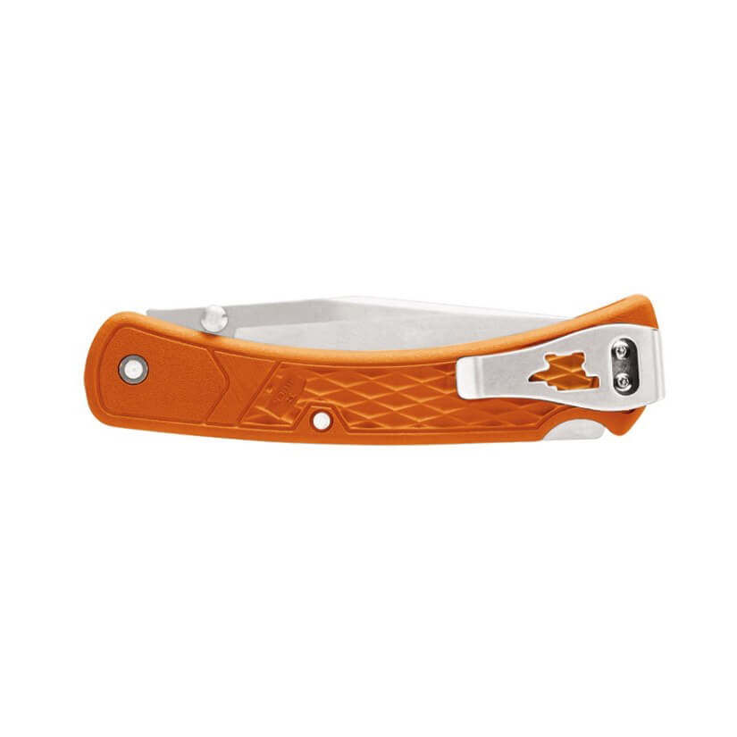 Buck Folding Hunter slim EDC select couteau de poche 0110ORS2 avec manche en nylon chargé verre orange