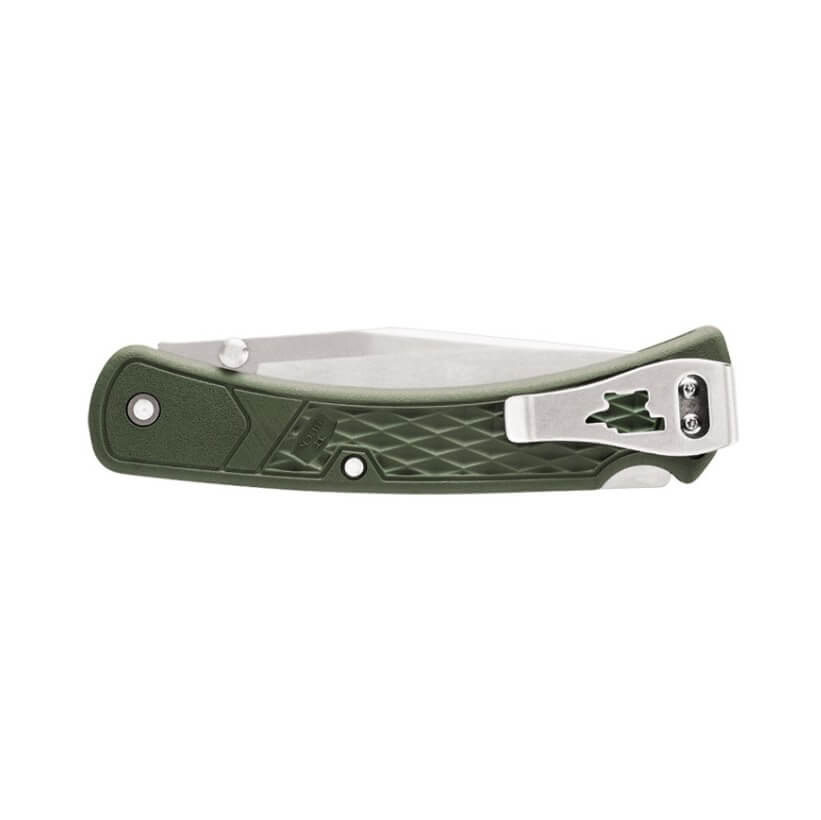 Buck Folding Hunter slim EDC select couteau de poche 0110DS2 avec manche en nylon chargé de verre vert