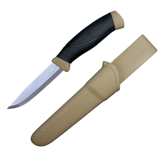 Cuchillo Morakniv Companion Desert con hoja de 10,3 cm en acero inoxidable.
