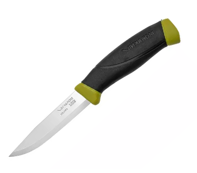 Cuchillo Morakniv Companion Olive Green con hoja de 10,3 cm en ac...
