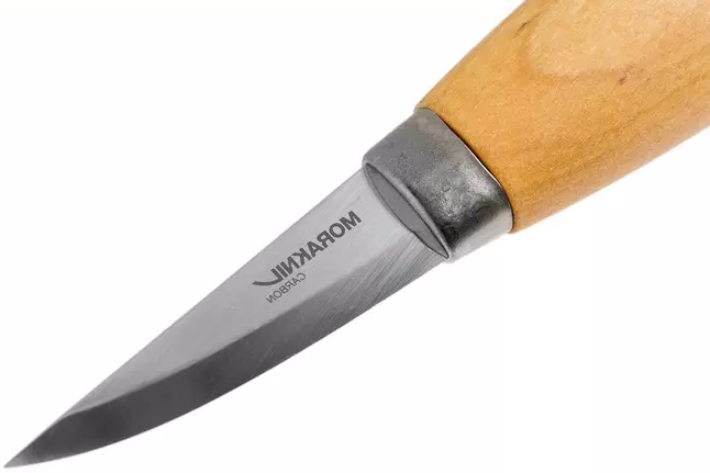 Schwedisches Holzschnitzmesser Morakniv Wood Carving 120 C mit 6 cm Klinge.