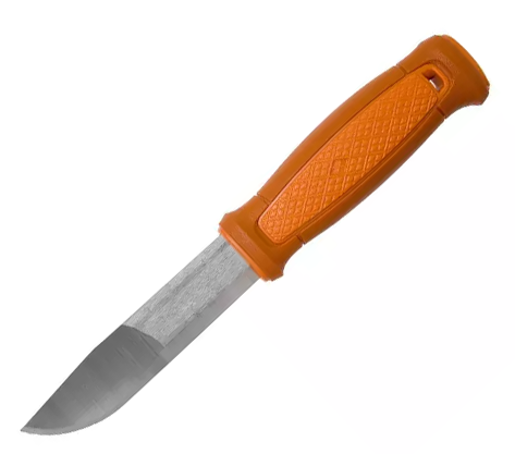 Cuchillo bushcraft Morakniv Kansbol Burnt Orange con funda y kit ...