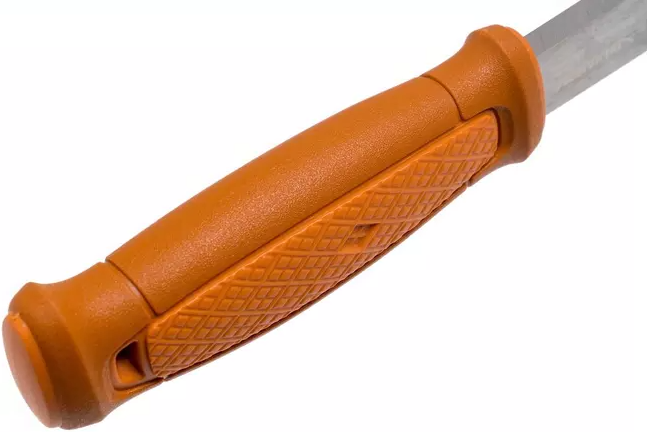 Cuchillo bushcraft Morakniv Kansbol Burnt Orange con funda y kit de supervivencia 13913