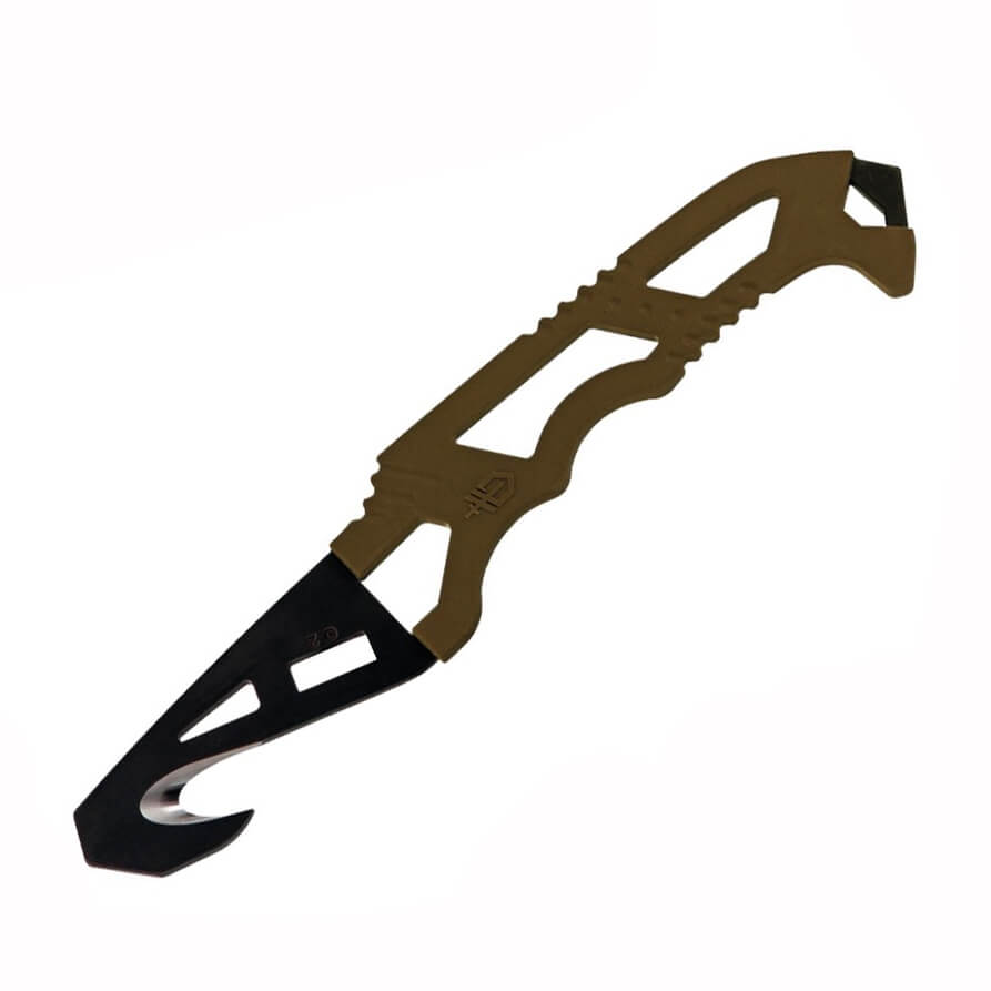 Cuchillo de rescate Gerber Crisis Hook knife 30-000590 con corta ...