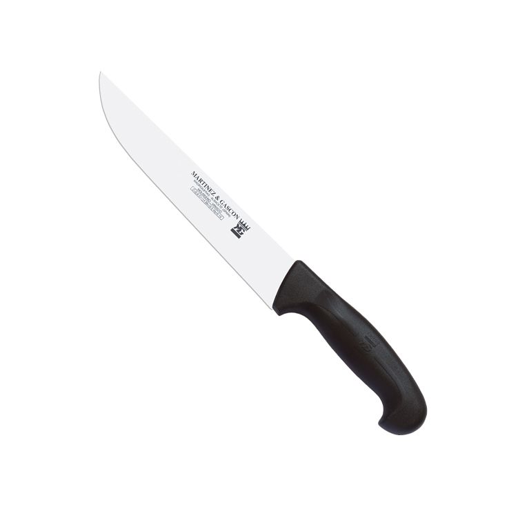 Cuchillo carnicero grande con hoja de 31 cm y mango de polipropil...