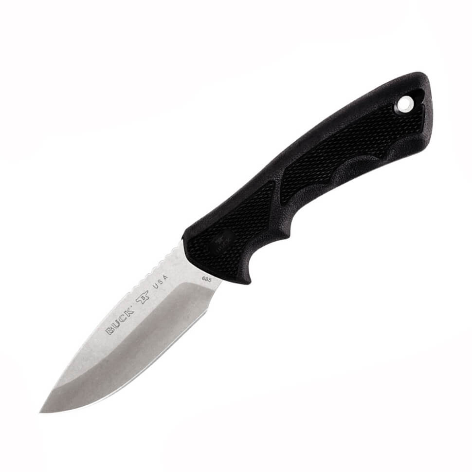 Cuchillo de caza Buck Bucklite Max II Large con mango de goma dyn...