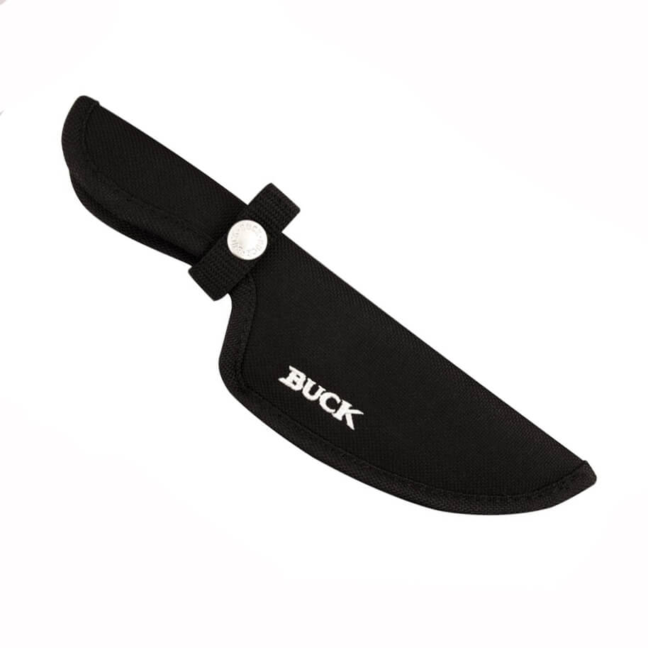 Buck Bucklite Max II Faca de caça grande com cabo de borracha Dynaflex e lâmina de 10.2 cm