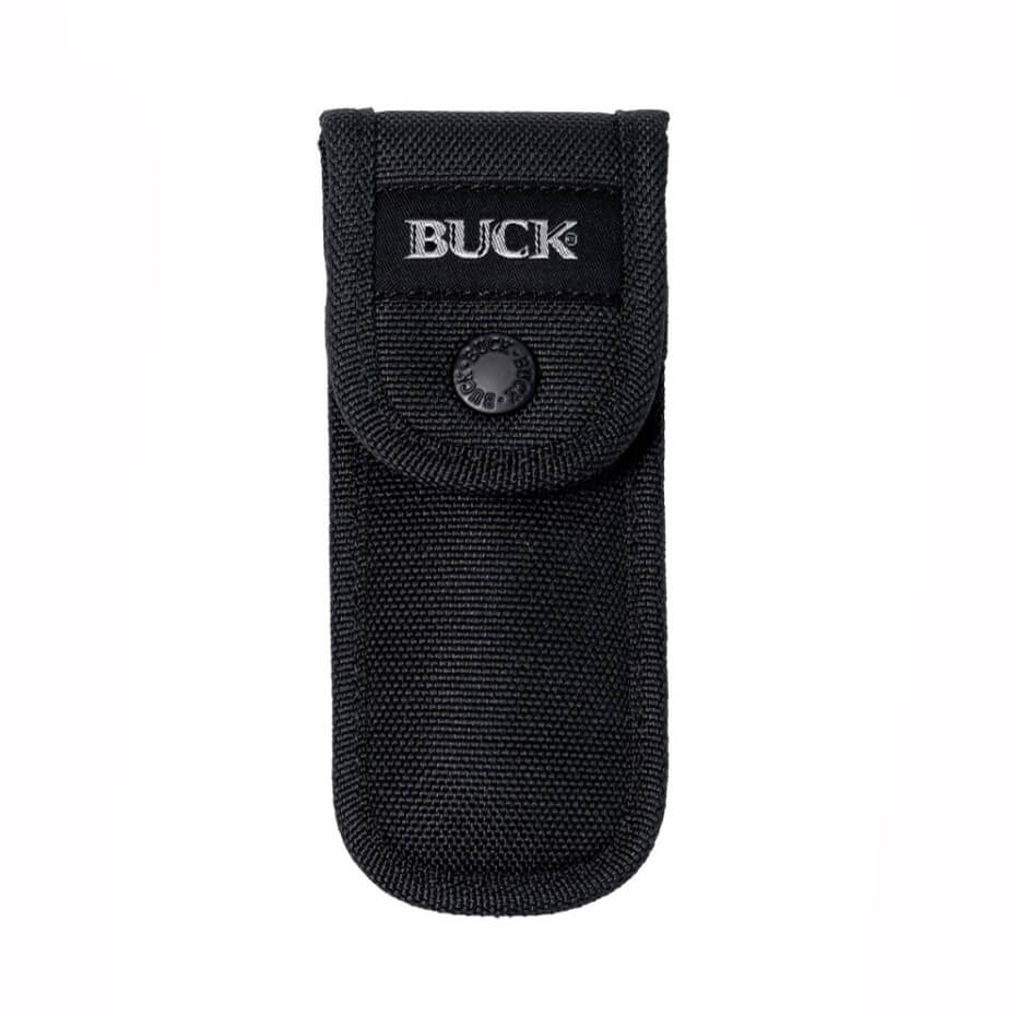 Navaja de caza Buck FOLDING HUNTER LT con mango de nylon negro y hoja de 9.5 cm