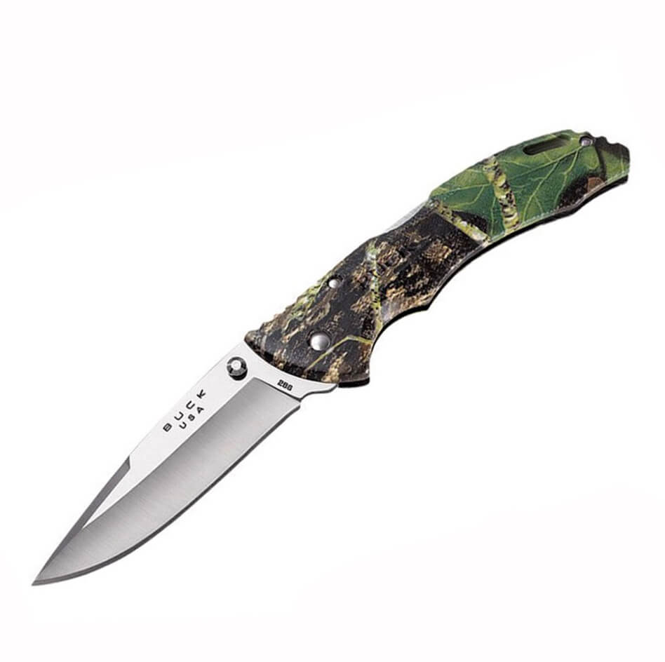 Navaja táctica Buck Bantam BHW Camo con hoja de 9.2 cm y mango de...