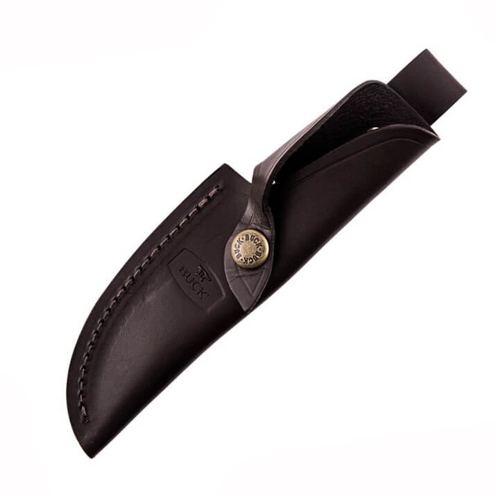 Cuchillo de caza Buck Zipper 0191BRG con mango de madera de nogal y hoja skinner