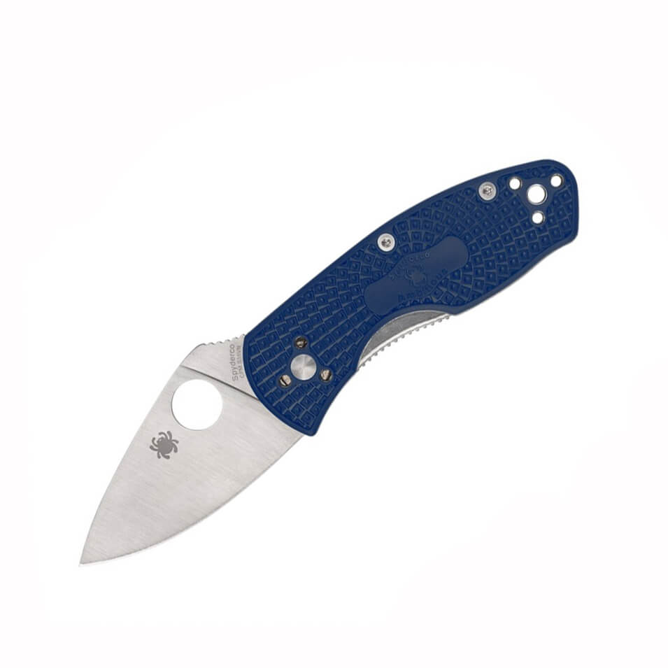 Navaja de bolsillo Spyderco Ambitious linerlock con mango de FRN ...