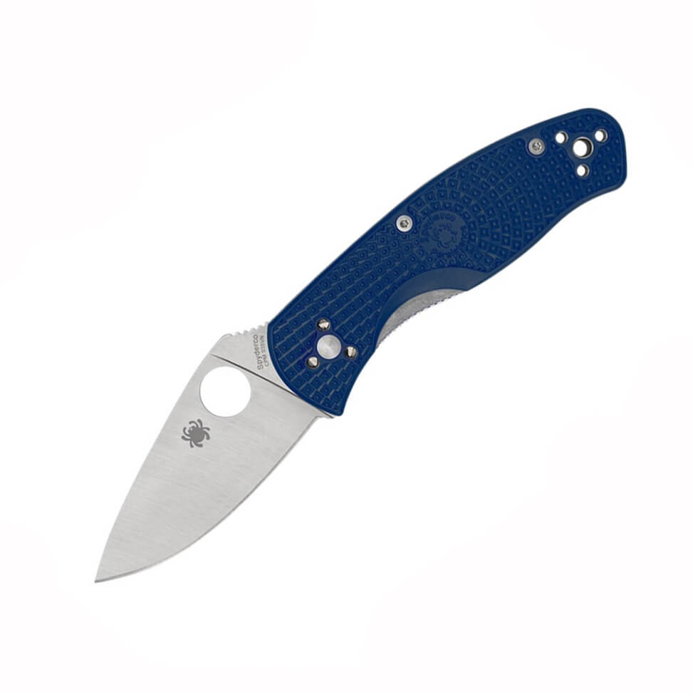 Navaja Spyderco Persistence FRN Azul y hoja de acero CPM-S35VN co...