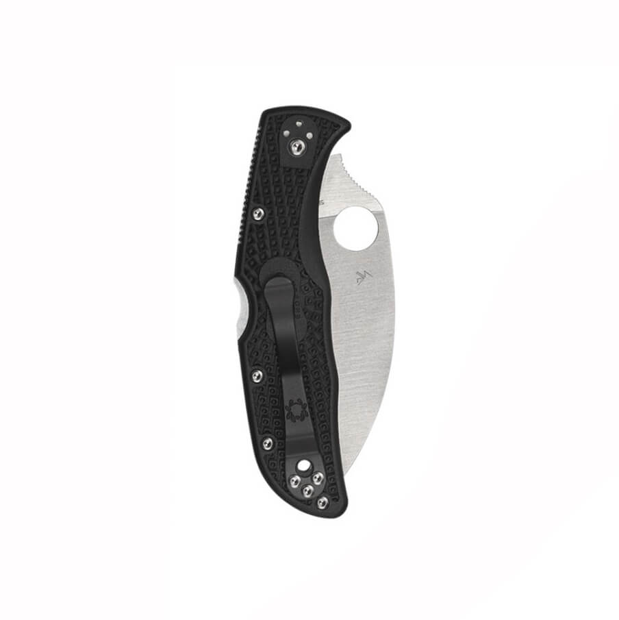 Couteau de poche Spyderco Endela avec manche FRN noir et lame VG-10 SpyderEgde C243FSWCBK