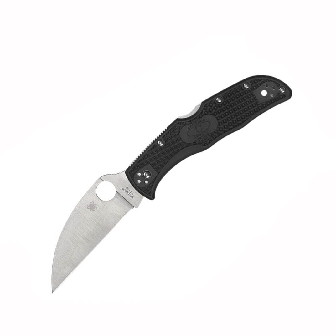 Navaja Spyderco Endela con mango de FRN negro y hoja PlainEgde de...