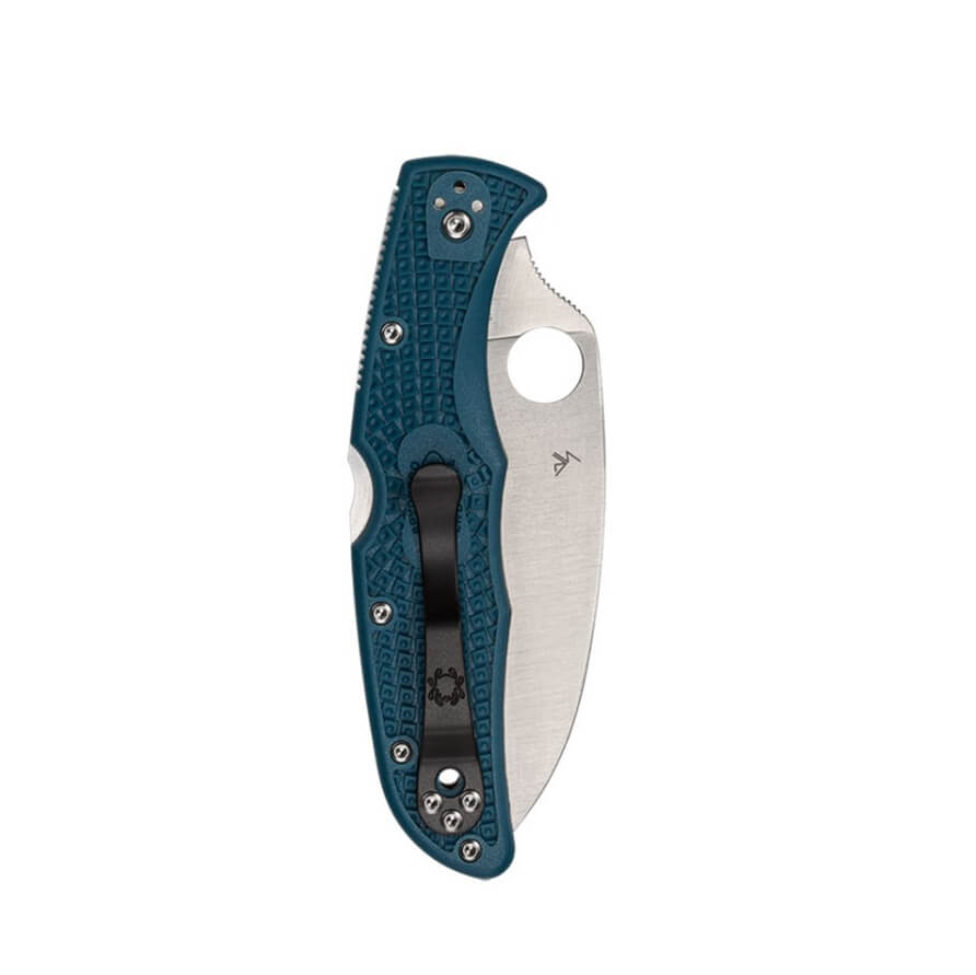 Canivete Spyderco Endura 4 Wharncliffe com cabo FRN azul C10FPWK390